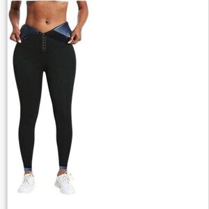 Sweat Shapewear Women's Sauna Leggings Compression High Waist Yoga Pants S